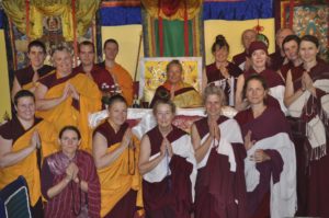 Ordained with Rinpoche